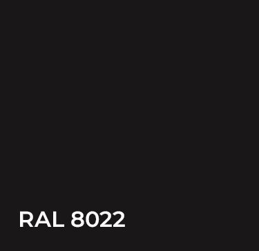 RAL 8022 - caffe nero